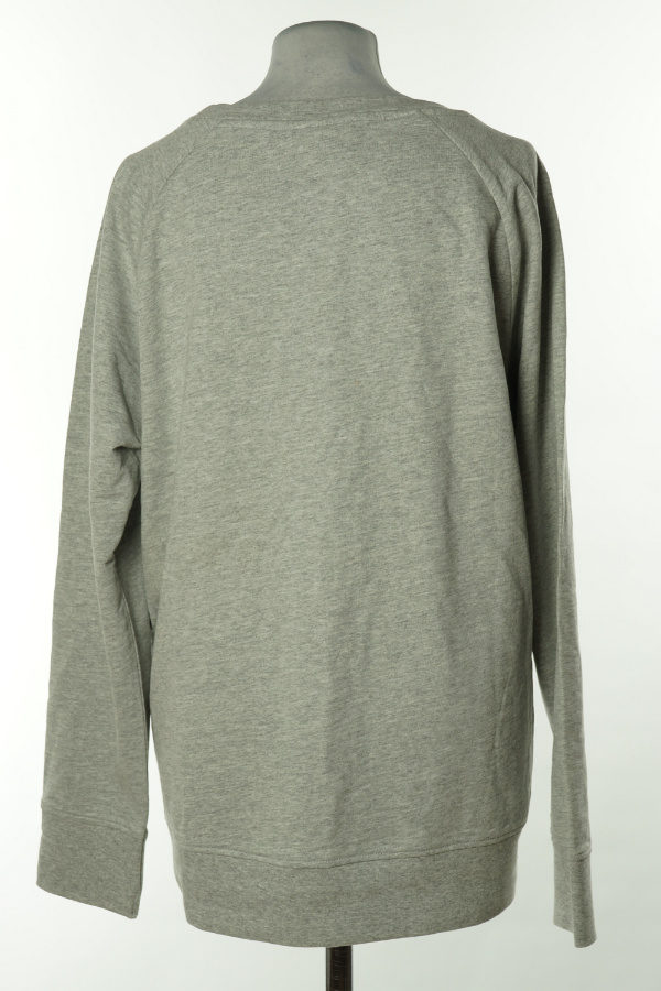 Bluza szara biały napis - RACE FOR LIVE zdjęcie 2