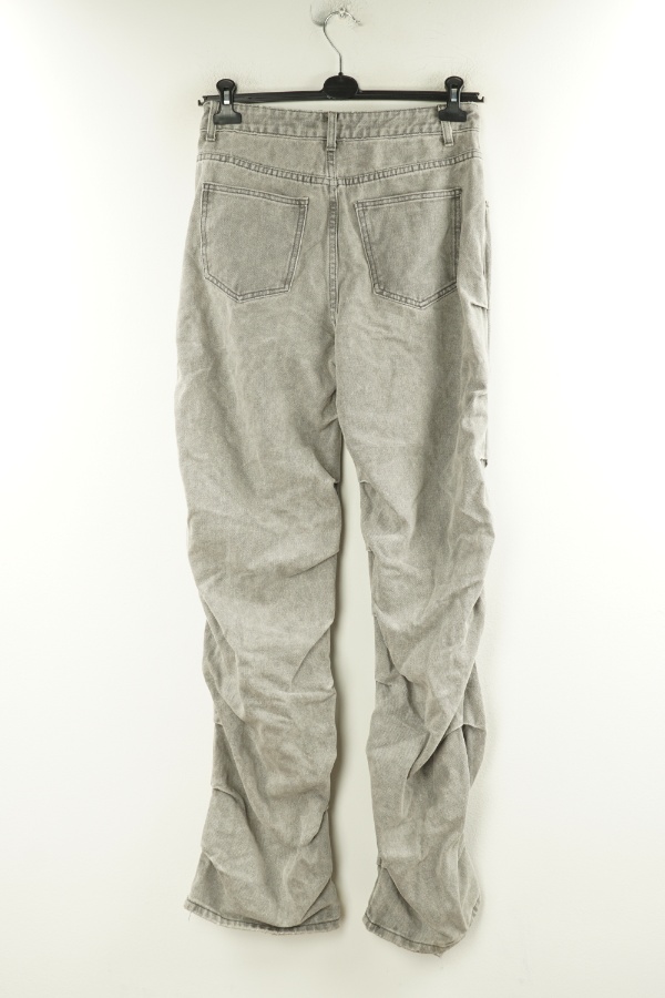 Spodnie szare jeansowe dugie - PRETTYLITTLETHING zdjęcie 2