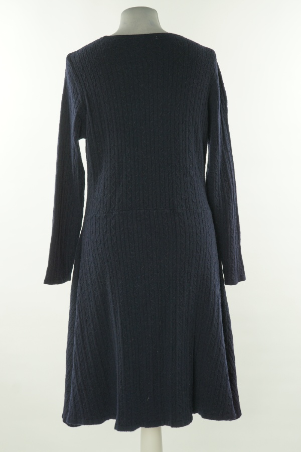 Sukienka granatowa sweterkowa - TU zdjęcie 2