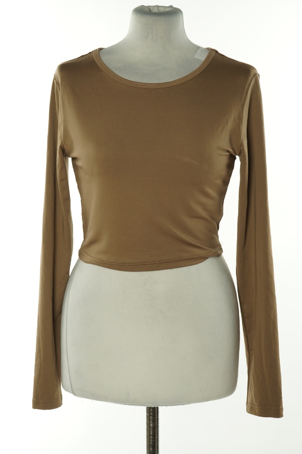 Top beżowy gładki - SHEIN zdjęcie 1