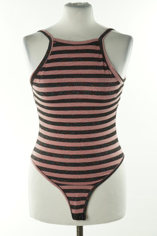 Body różowo-czarne w paski, PRIMARK - PRIMARK zdjęcie 1