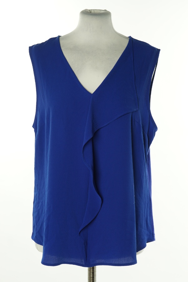 Bluzka niebieska na grubych ramiączkach - DUNNES zdjęcie 1