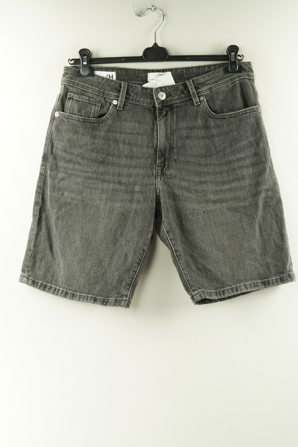 Krótkie spodenki szare jeansowe - SELECTED HOME zdjęcie 1