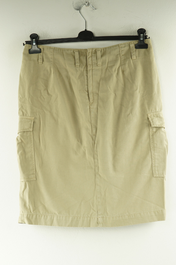 Spódnica jeansowa oliwkowa - H&M zdjęcie 2