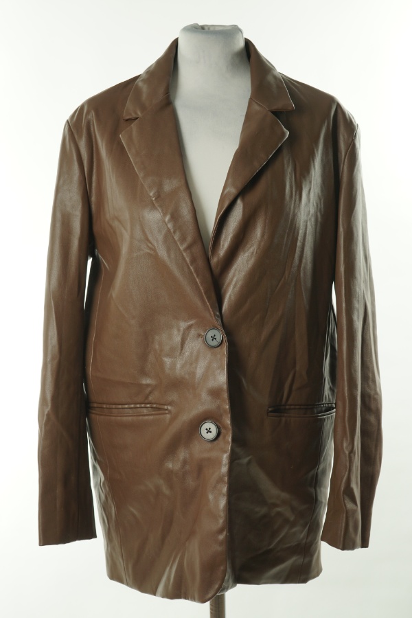 Marynarka brązowa ekoskóra, PRIMARK - PRIMARK zdjęcie 1