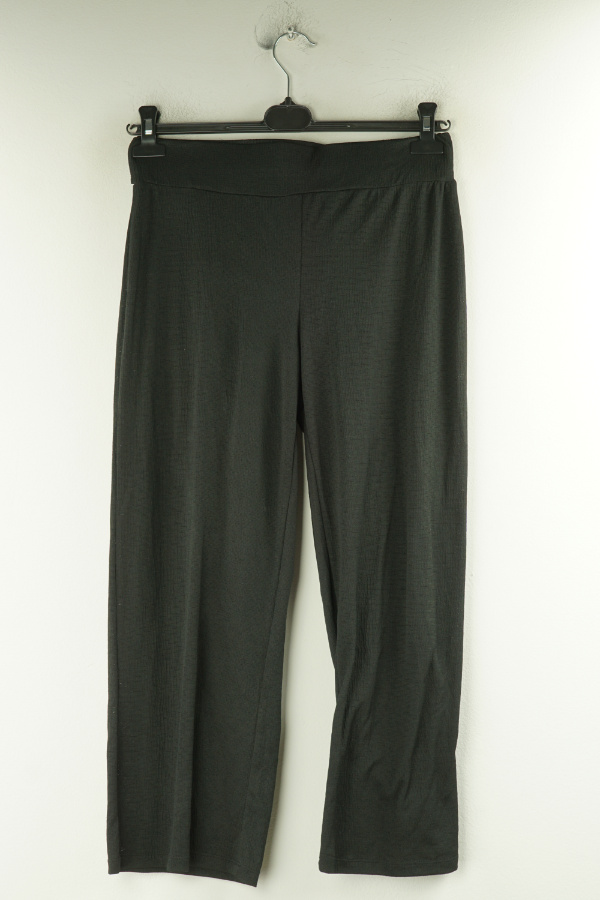 Spodnie 7/8 czarne z wiązaniem - GINA TRICOT zdjęcie 2