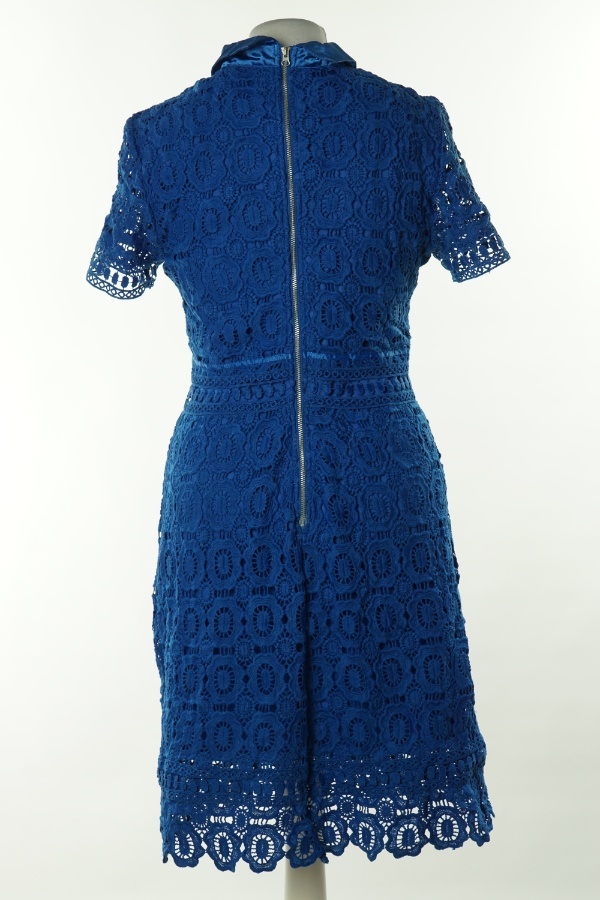 Sukienka niebieska ażurowa - PIXIE DAISY zdjęcie 2