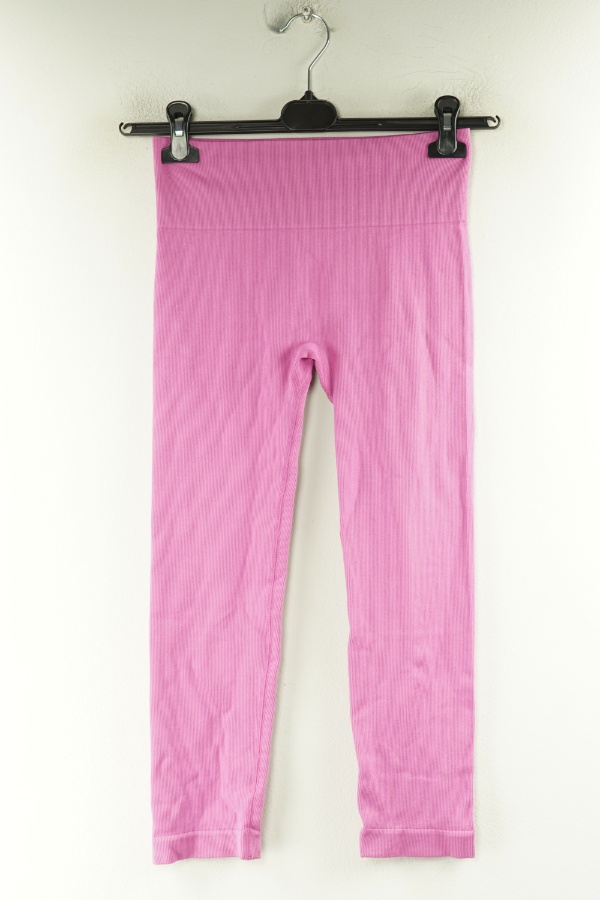 Legginsy różowe prążkowane 3/4 - PRIMARK zdjęcie 1