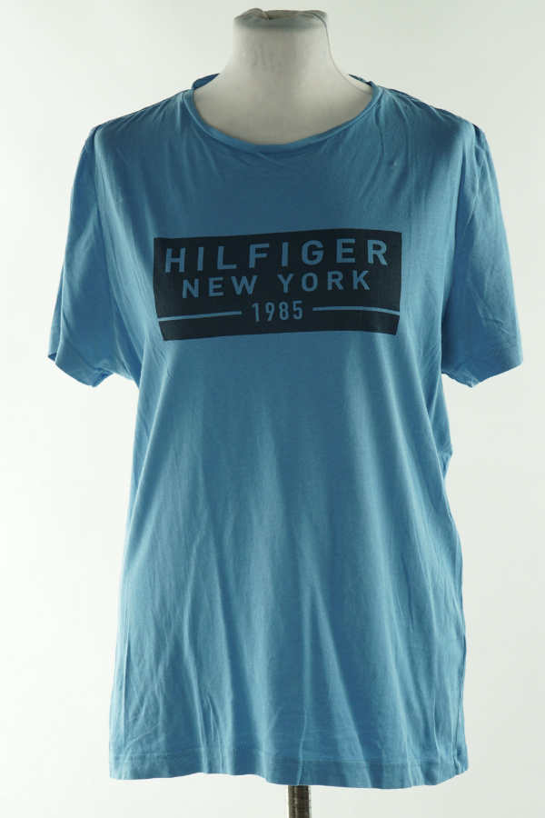 Koszulka niebieska Tommy Hilfiger - TOMMY HILFIGER zdjęcie 1