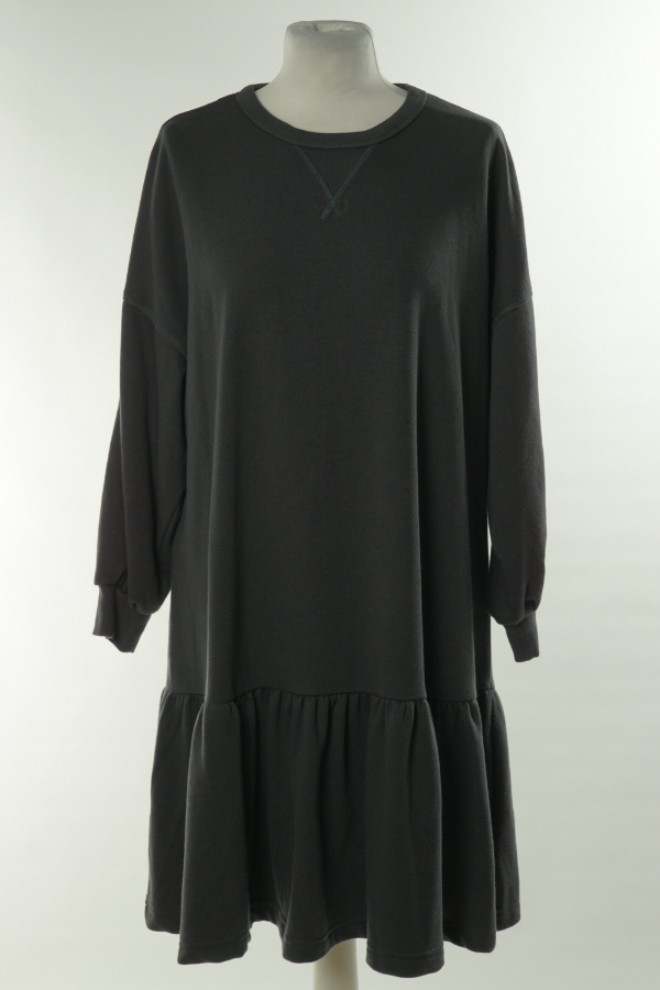 Sukienka grafitowa dresowa H&M - H&M zdjęcie 1