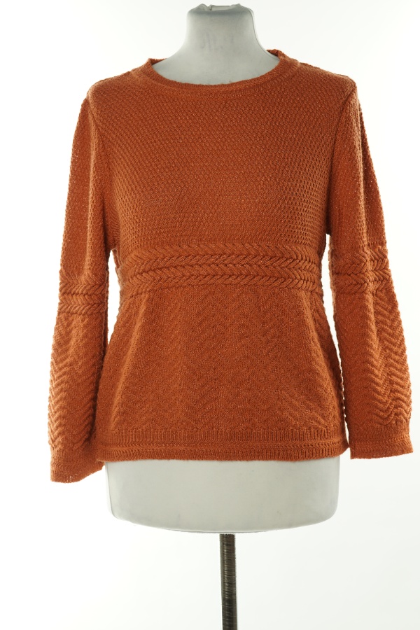 Sweter pomarańczowy - COOPERATIVE zdjęcie 1