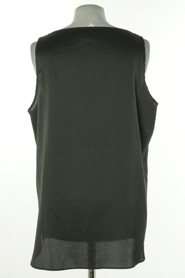 Bluzka czarna gładka na ramiączkach - FRIENDS LIKE THESE zdjęcie 2