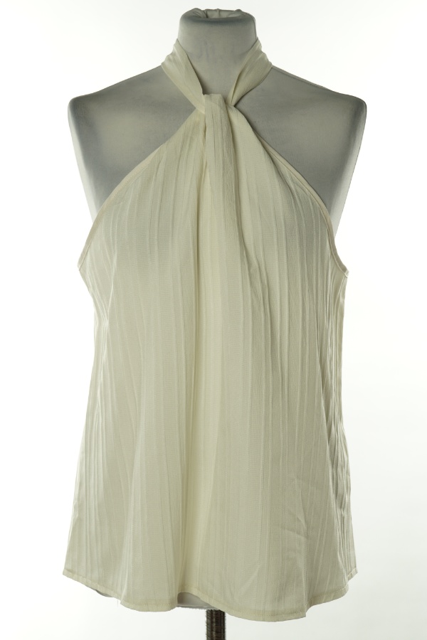 Koszulka kremowa na szyję - SHEIN zdjęcie 1