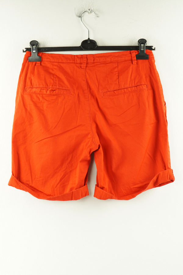 Krótkie spodenki czerwone jeansowe H&M - H&M zdjęcie 2