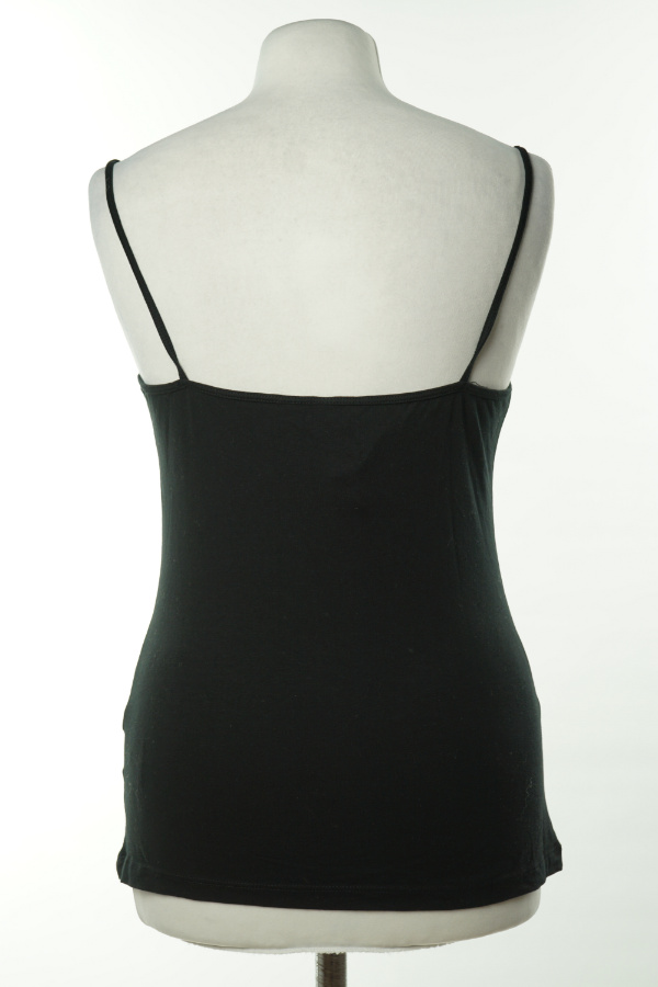 Koszulka czarna bawełniana H&M - H&M zdjęcie 2