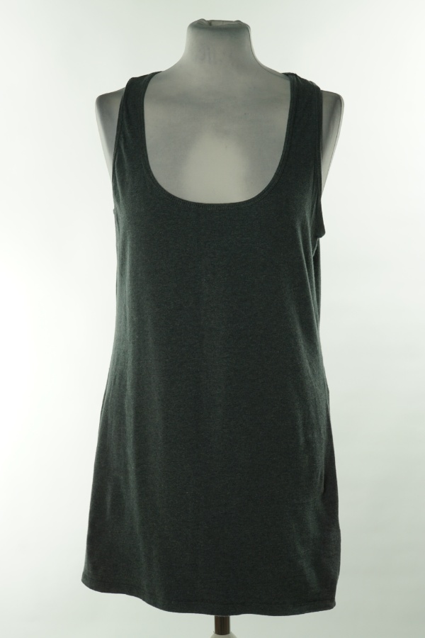 Koszulka szara na ramiączkach - GINA TRICOT zdjęcie 1