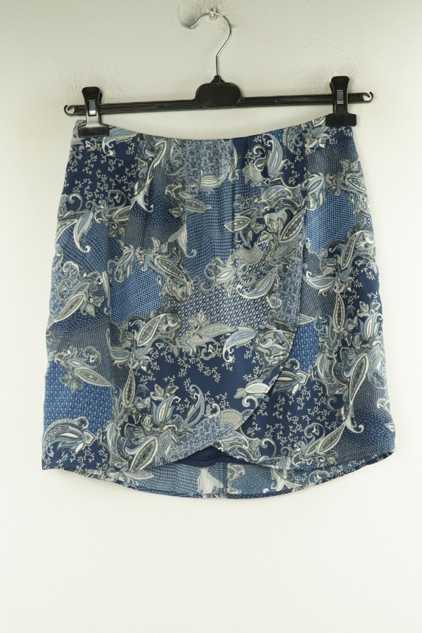 Spódnica niebiesko-granatowe wzorzyste - JEANSWEST zdjęcie 1