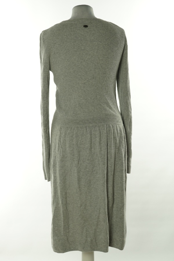 Sukienka szara sweterkowa - EDC zdjęcie 2