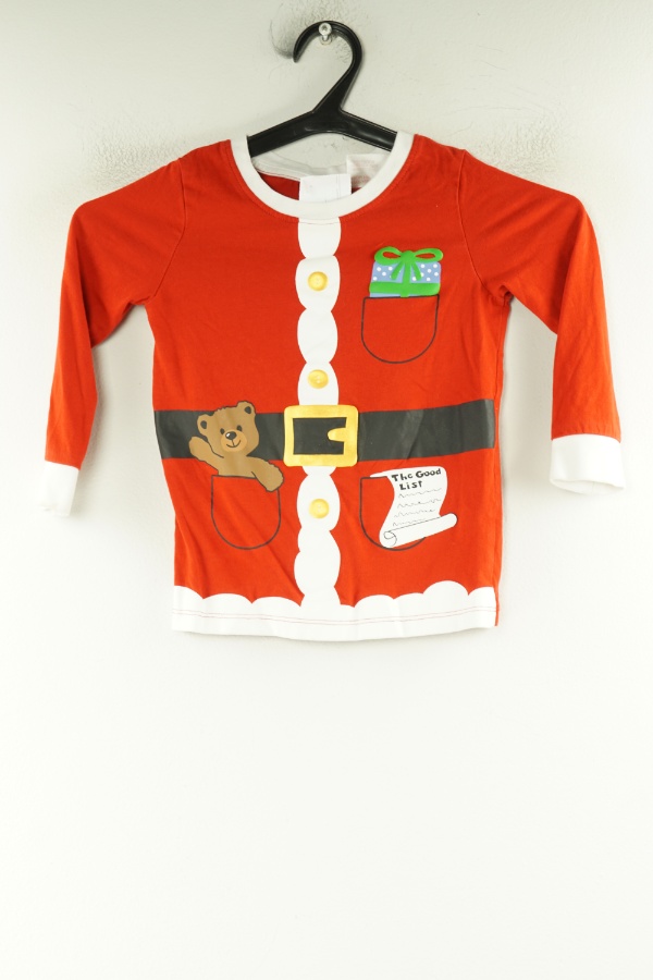 Bluzka czerwona świąteczna, H&M - H&M zdjęcie 1