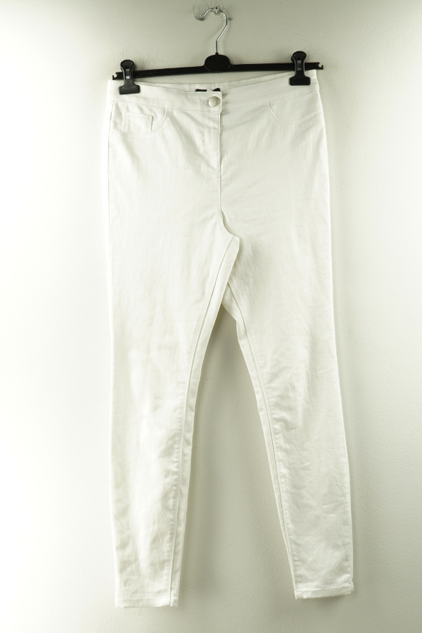 Spodnie jeansowe białe - DENIM zdjęcie 1