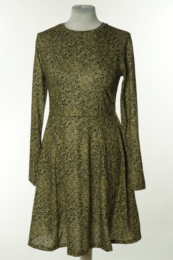 Sukienka czarno-zielona w kwiatki, PRIMARK - PRIMARK zdjęcie 1