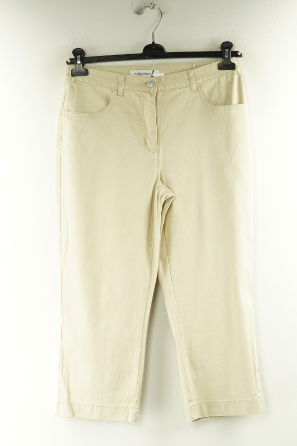 Spodnie beżowe jeansowe - COLLECTION zdjęcie 1