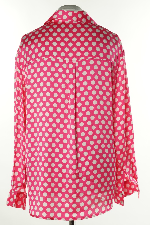 Koszula różowa w białe kropki - DUNNES zdjęcie 2