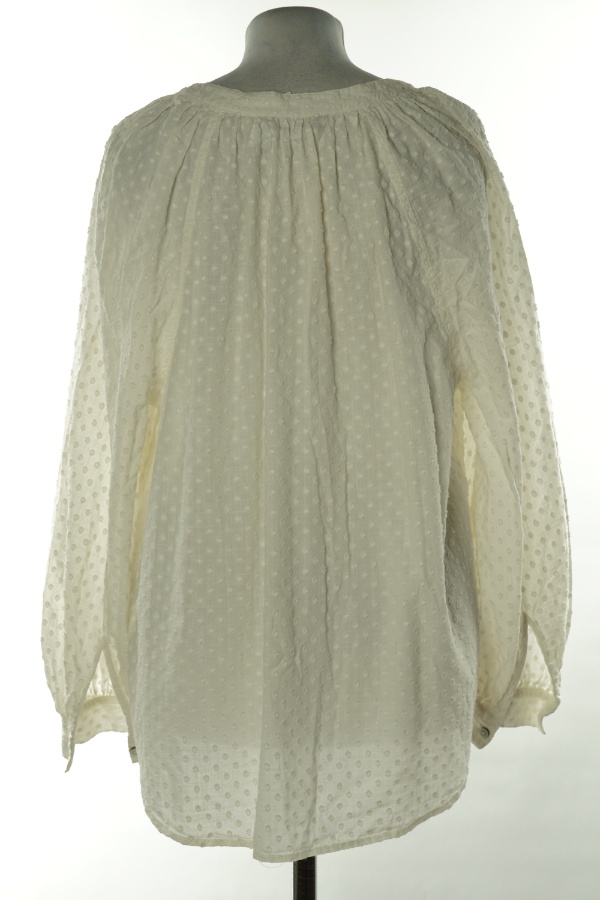 Bluzka biała w kropki 3D - M&S zdjęcie 2