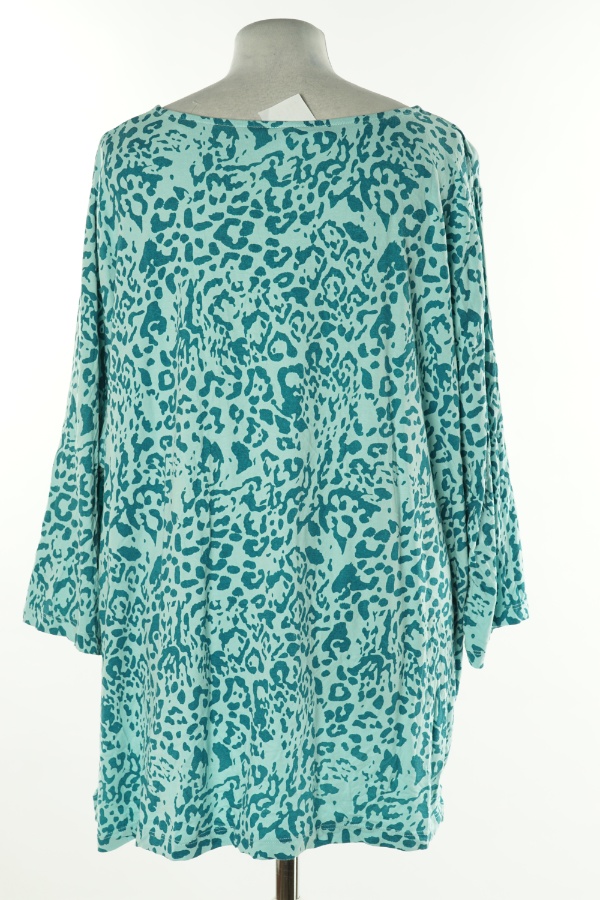 Koszulka zielona w cętki - BRAK METKI Z NAZWĄ PRODUCENTA zdjęcie 2