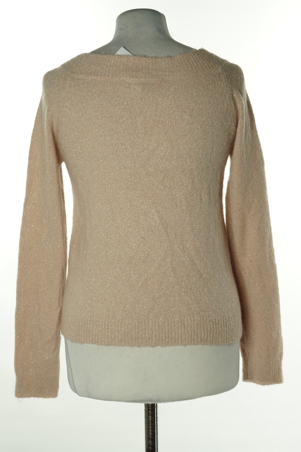 Sweter bladoróżowy ze srebrną nitką - OASIS zdjęcie 2