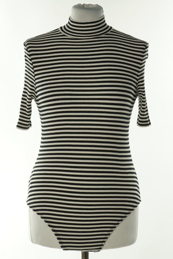 Body biało- czarne w paski - TOPSHOP zdjęcie 1
