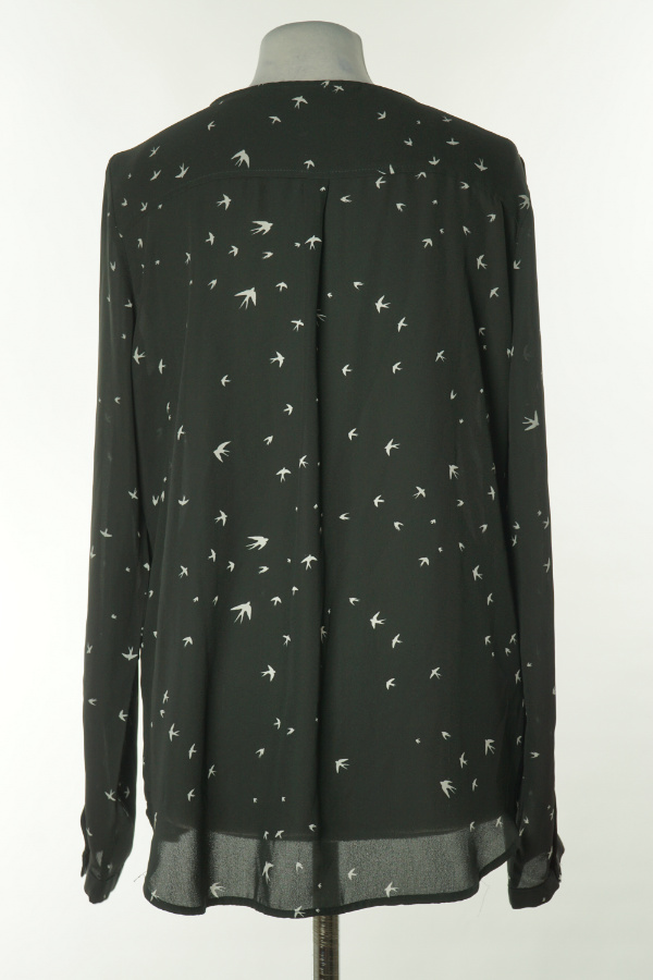 Koszula czarna w ptaki - ONLY zdjęcie 2