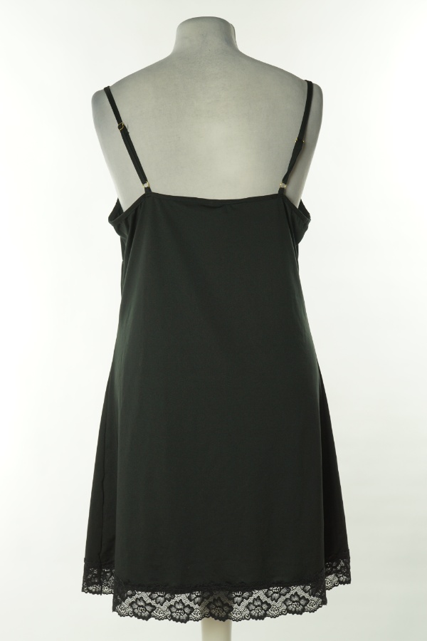 Koszula nocna czarna z koronką - FEMALE PASSION zdjęcie 2