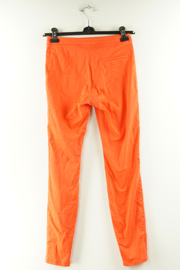 Spodnie czerwone jeansowe H&M - H&M zdjęcie 2