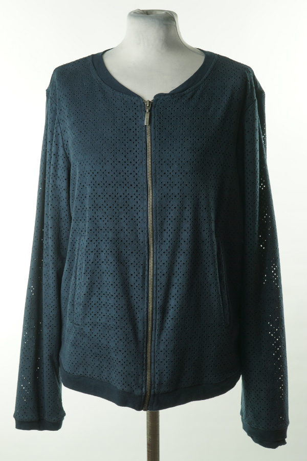 Bluza granatowa z ażurowym wierzchem - STREET ONE zdjęcie 1