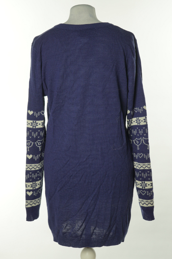 Sweter fioletowy świąteczny - BRAK METKI Z NAZWĄ PRODUCENTA zdjęcie 2