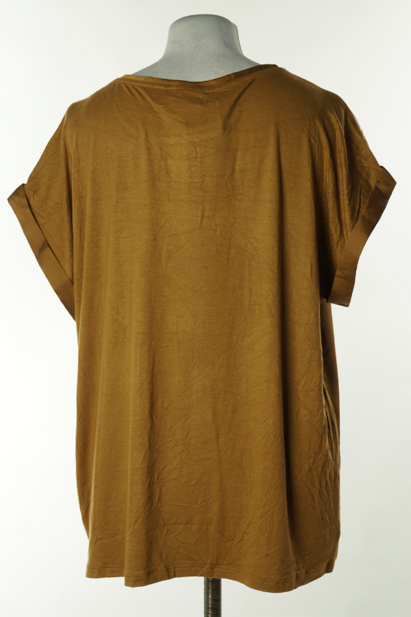 Bluzka brązowa - VILA zdjęcie 2