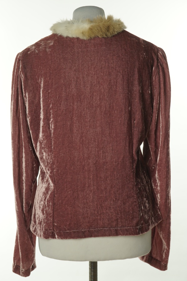 Koszula welurowa różowa z misiem - KRISS zdjęcie 2