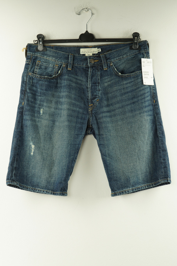 Krótkie spodenki granatowe jeansowe H&M - H&M zdjęcie 1