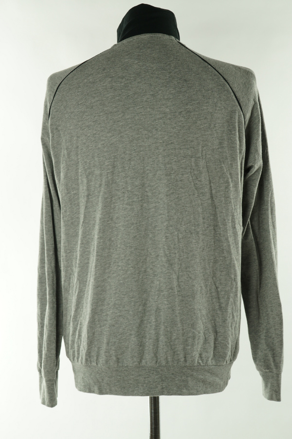 Bluza szara z czarnymi wstawkami Hugo Boss - HUGO BOSS zdjęcie 2