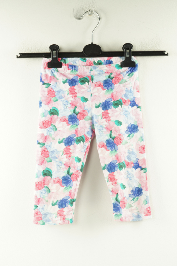 Legginsy w różowo - niebieskie kwiatki - MAYORAL zdjęcie 1