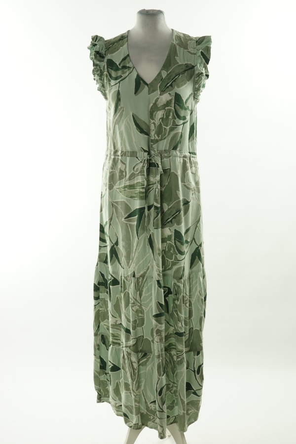 Sukienka zielona długa - B.YOUNG zdjęcie 1