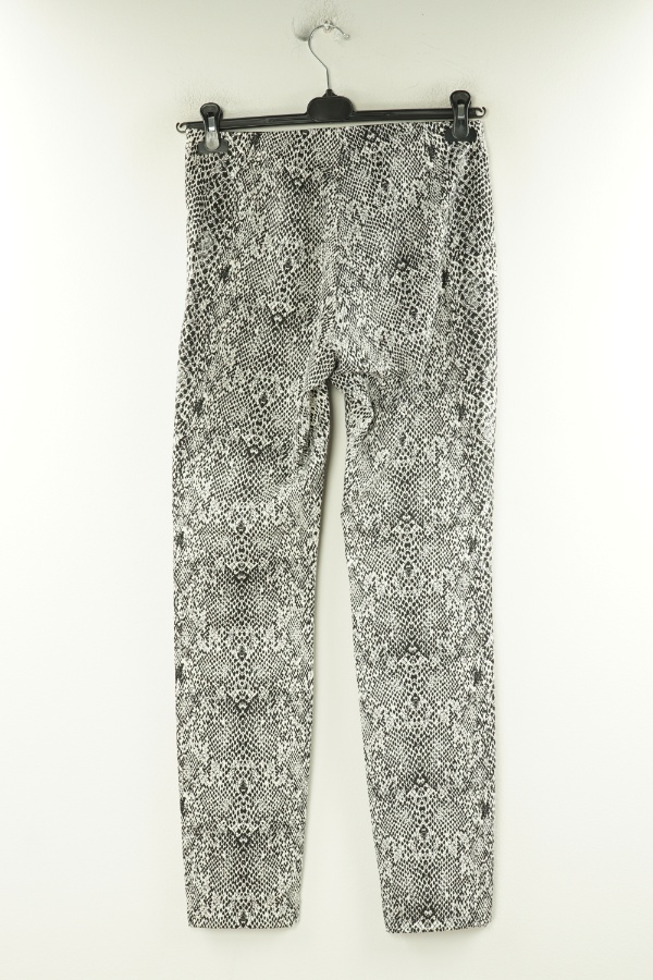 Spodnie materiałowe biało-czarne w ciapki - LINDEX zdjęcie 2