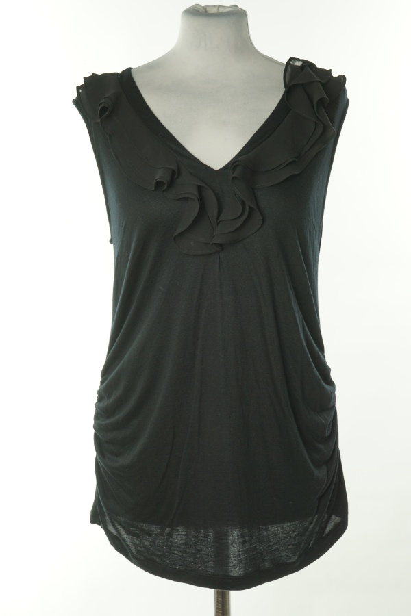 Koszulka czarna na ramiączkach, H&M - H&M zdjęcie 1