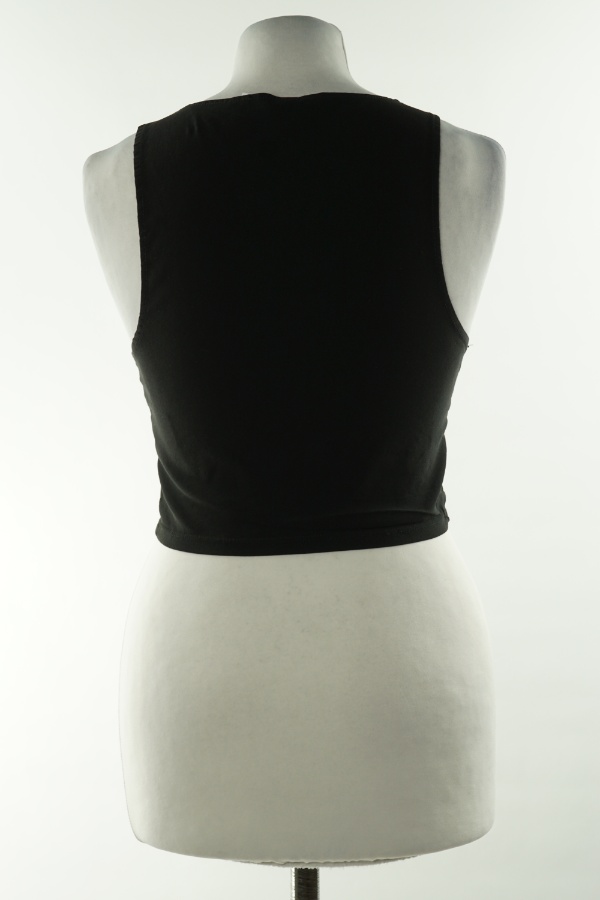 Top czarny serduszka, H&M - H&M zdjęcie 2