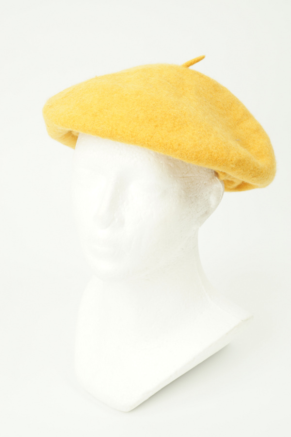 Beret żółty - A+MORE zdjęcie 1