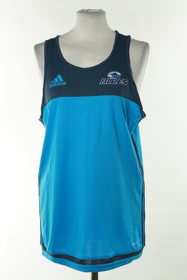 Koszulka niebieska sportowa - ADIDAS zdjęcie 1