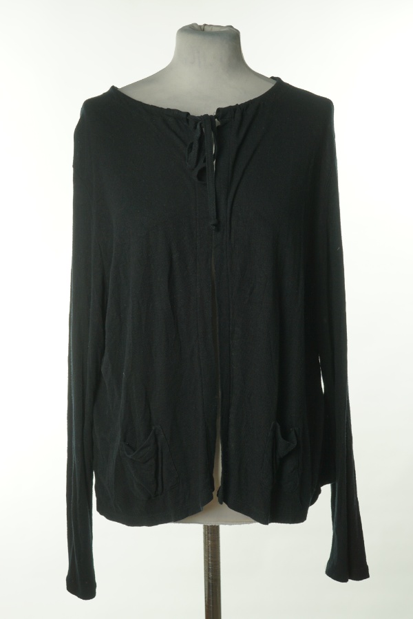 Narzutka czarna sweterkowa - M&S zdjęcie 1