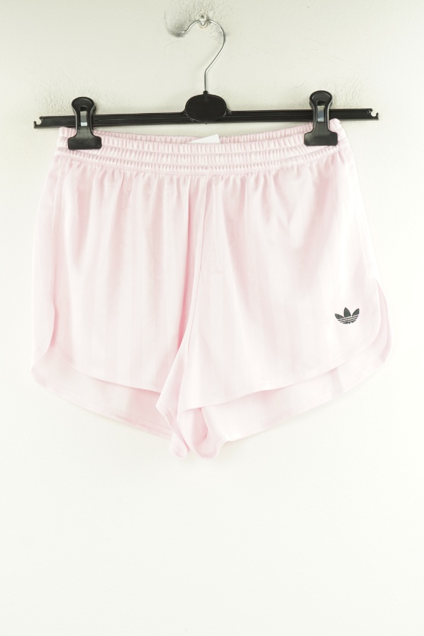 Krótkie spodenki różowe sportowe - ADIDAS zdjęcie 1