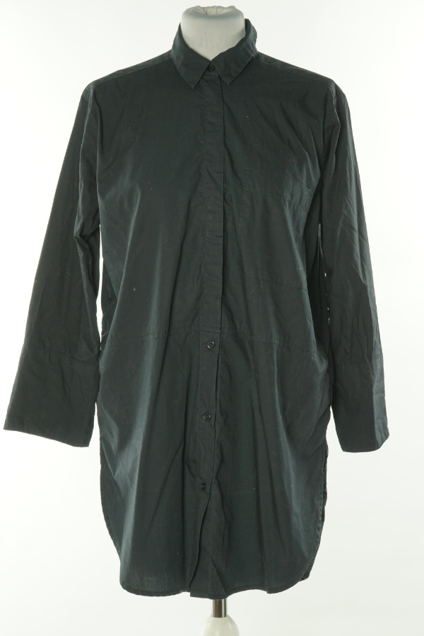 Tunika czarna koszulowa - AHLENS zdjęcie 1